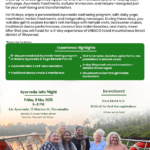 THE AYURVEDA, YOGA & CULTURAL EXPERIENCE 2025