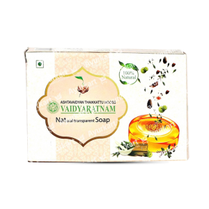 Ashtavaidyan Thaikkattu Mooss Vaidyaratnam Natural Transparent Soap-600x600.pg