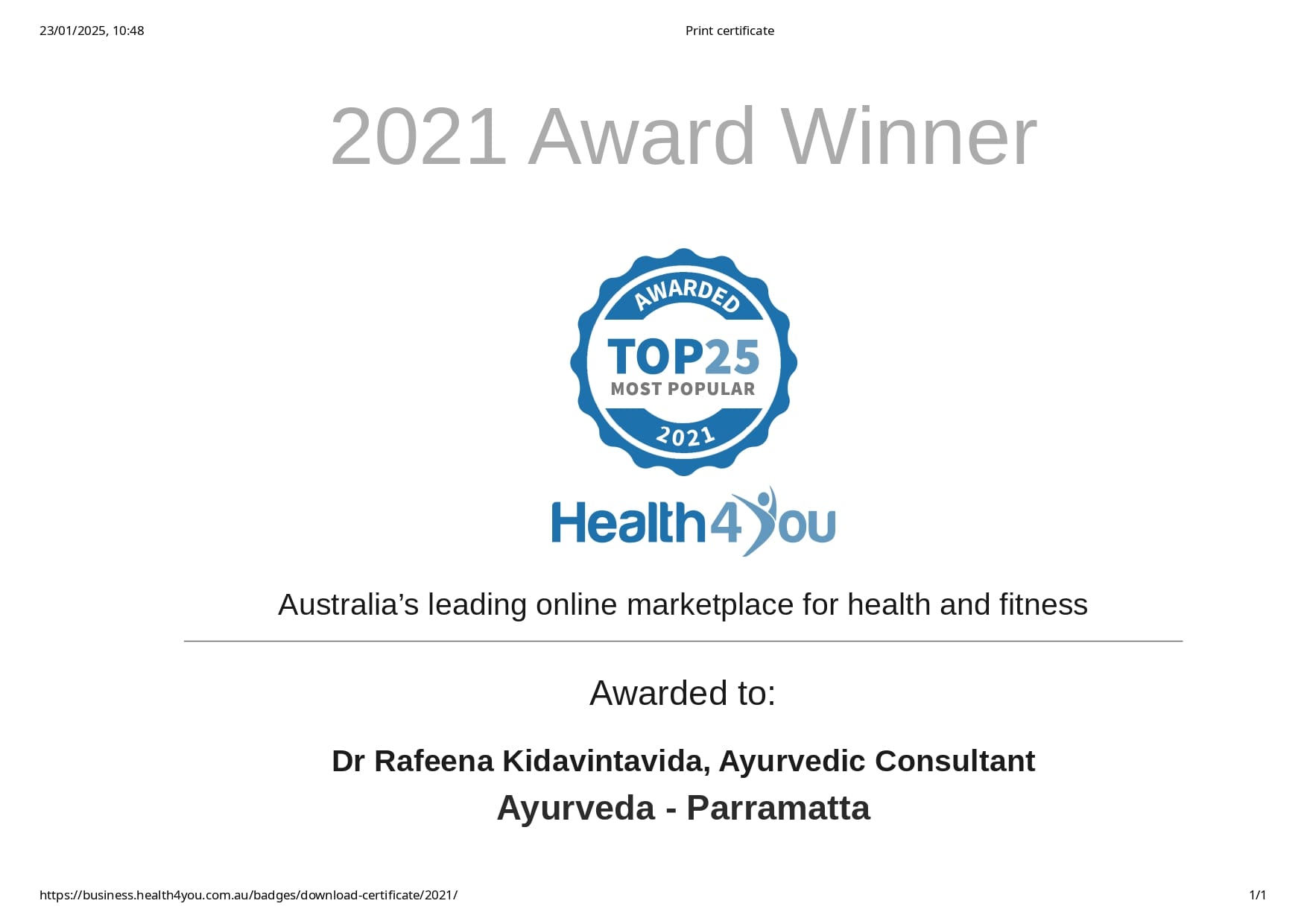 Health4u-award-2021